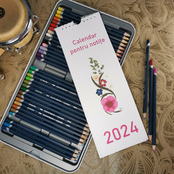 Calendar de perete de NOTITE, 2024, Armonia Florilor