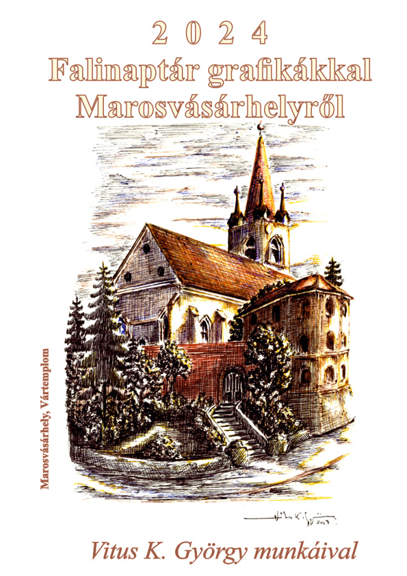 Calendar de perete, 2024, Grafica din Targu Mures, Marosvásárhely, in Maghiara