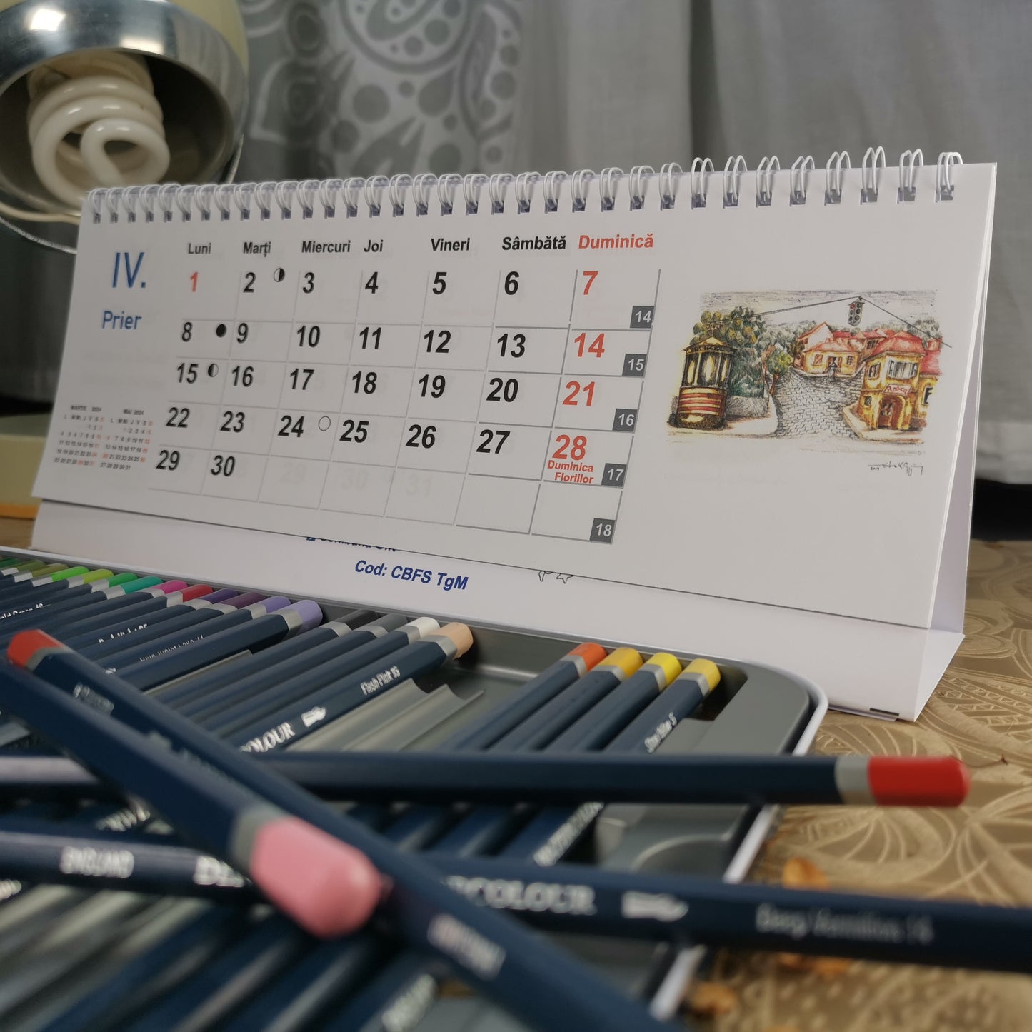 Calendar de BIROU, 2024, Grafica din Targu Mures